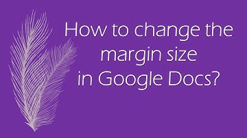 How to change the margin size in Google Docs?