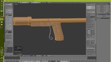 How to model a simple Flamethrower in Blender part 1