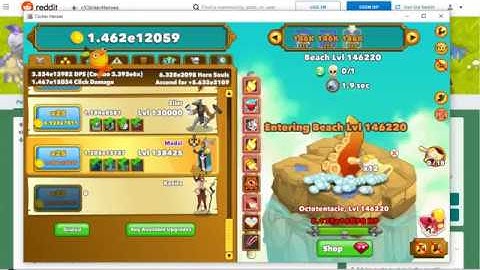 Unlocked Madzi broke zone 100k. Hitting 10k AS in 12 transcensions | Clicker Heroes 1.0e11