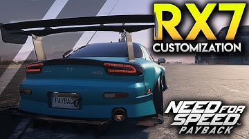 Need For Speed Payback RX7 Customization Build & Abandoned Car Location (NFS Payback DLC Gameplay)