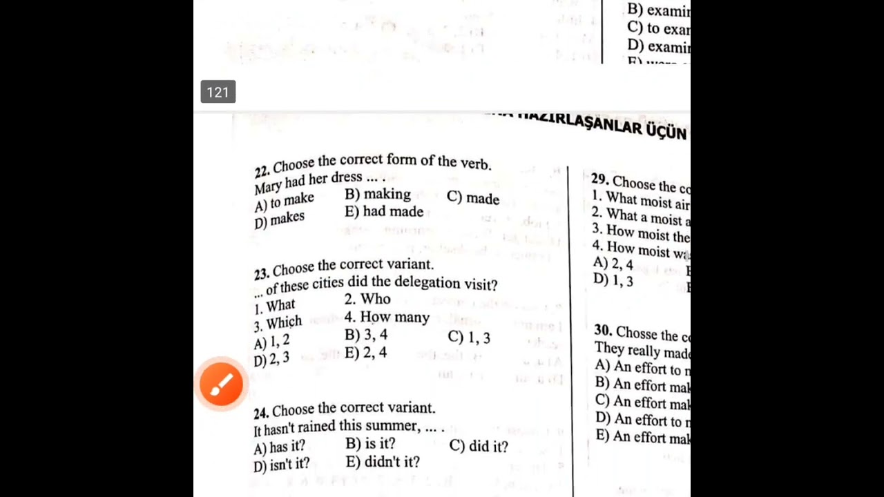 İnci Baxşəlili.XI sinif.Yanvar-Sınaq 50