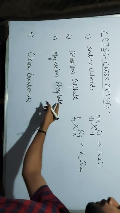 How To Make Chemical Formula Class 9 CRISS CROSS METHOD science how-to-make-chemical-formula-class-9-criss-cross-method-science