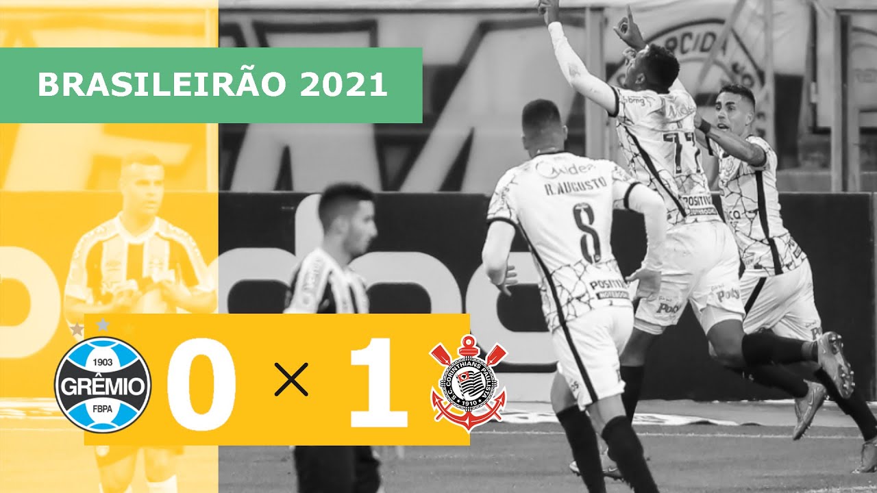 Corinthians fica no empate com o Grêmio em jogo de oito gols no Brasileirão