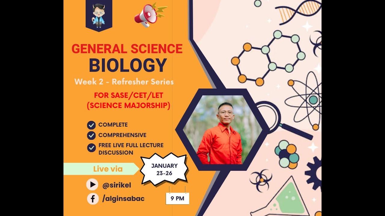 LET Science Majorship Refresher Series - Biology (Day 5)