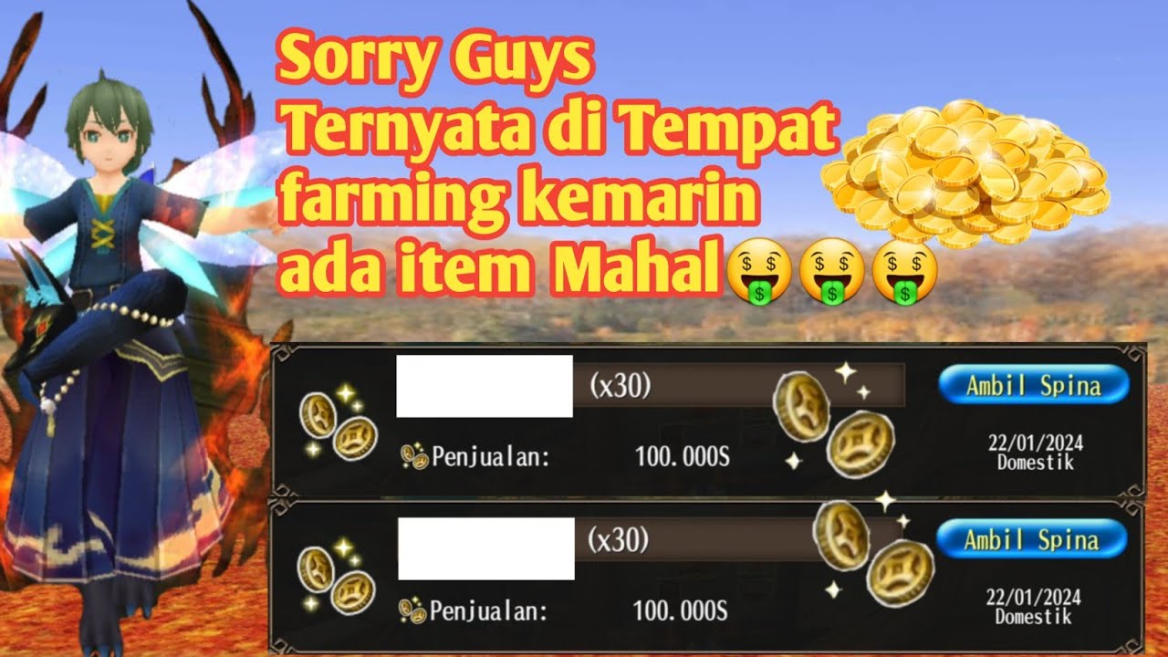 Toram Inflation Toram Online farming item mahal di map toram - YouTube