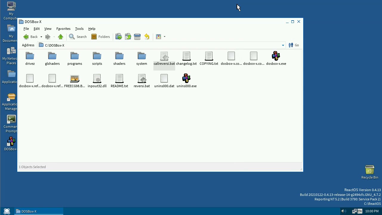 Launch Legacy and Win16 Apps on ReactOS using Windows 3.1 with Batch Files and DOSBox X