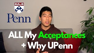 ALL My Medical School Acceptances + Why I Chose UPenn for MD/PhD