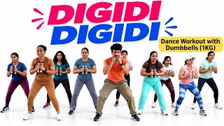 DIGIDI DIGIDI – DJ. ILHAM | Dance Workout with Dumbbells (1KG)
