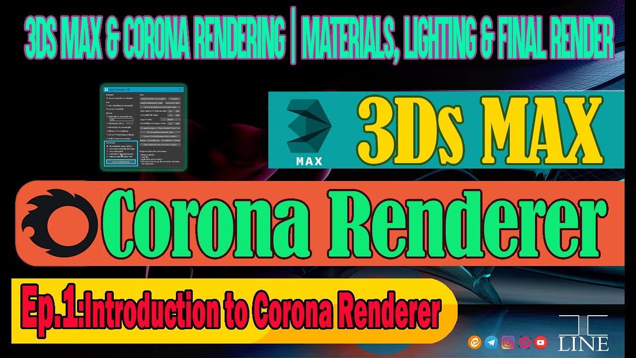 Corona Renderer R 3ds Max & Corona Renderer Tutorial | Episode 1: Introduction to Corona ...