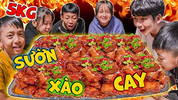 Thái Chuối | Bọn Mình Làm Và Ăn Hết 5KG Sườn Xào Chua Ngọt Siêu Cay