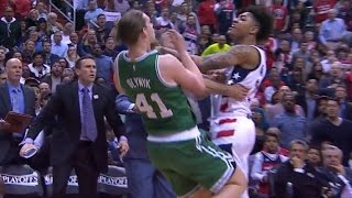 Kelly Olynyk and Kelly Oubre Jr. FIGHT | 2017 NBA Playoffs | BOS vs WAS |