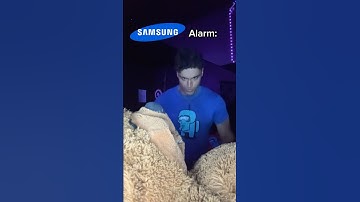 iPhone VS samsung alarm