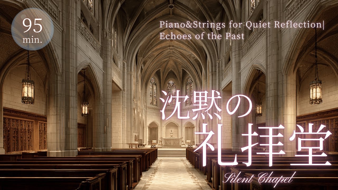 【心に響くBGM】沈黙の礼拝堂-Silent Chapel｜Piano & Strings for Quiet Reflection