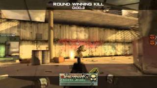 Nice game winning kill cam in MW2