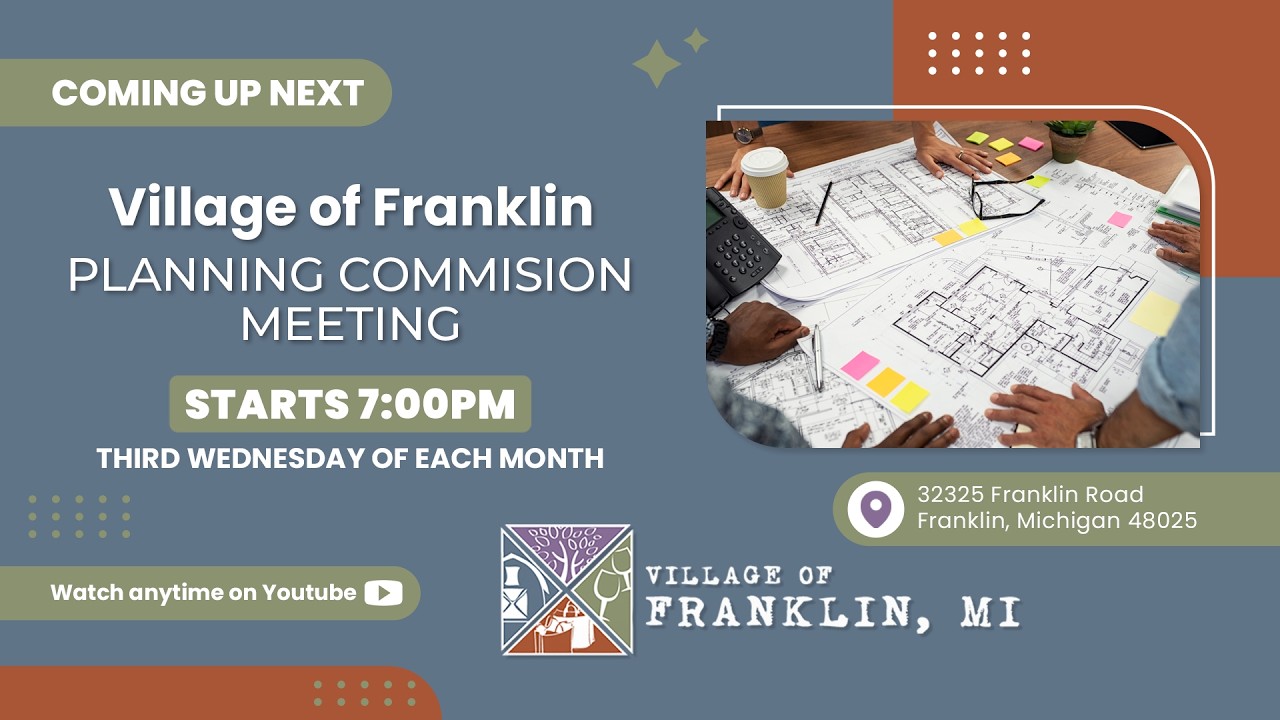Village of Franklin Regular Council Meeting on March 9, 2026 at 6:00 PM