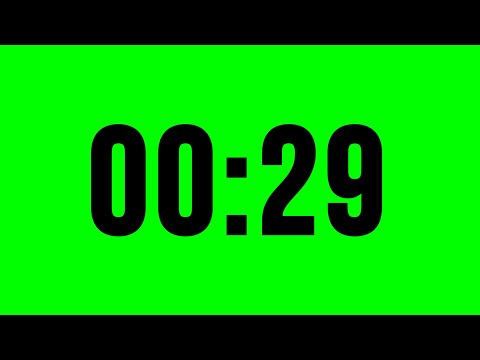 Timer 29 Second With Alarm ⏱ No Music