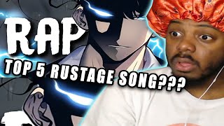 SUNG JIN-WOO RAP REACTION | &quot;SOLO&quot; | RUSTAGE ft. anoravt [SOLO LEVELING]