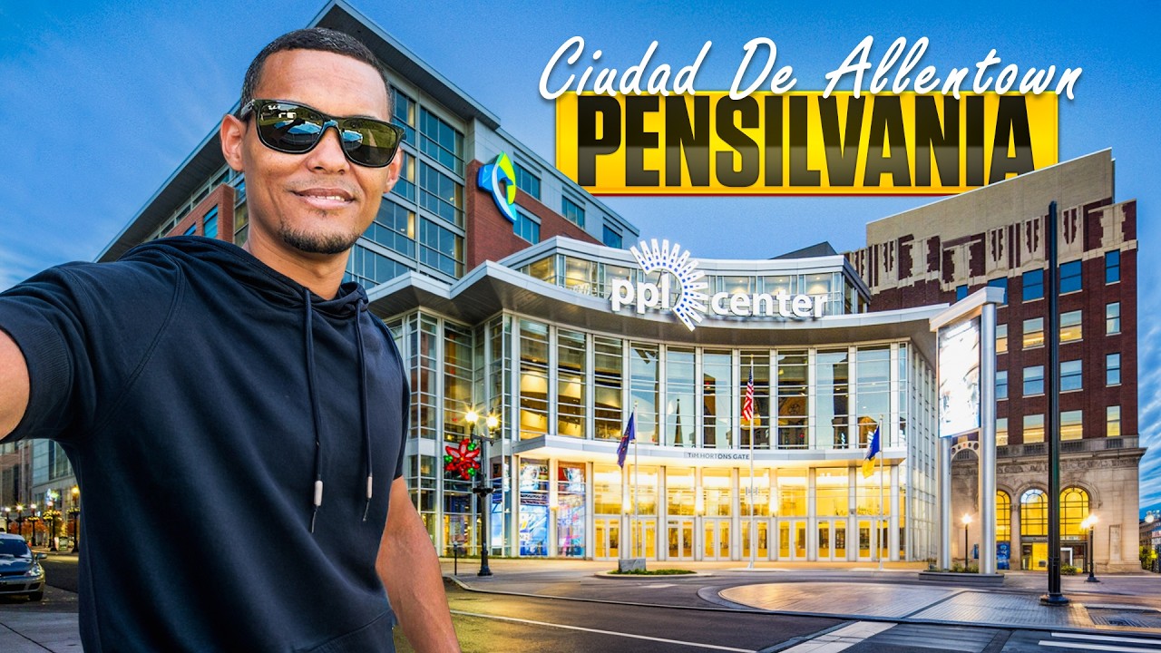 Caminando por la ciudad de Allentown 🇺🇸 Pensilvania - IRL