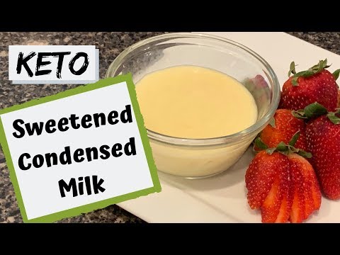 Keto Sweetened Condensed Milk