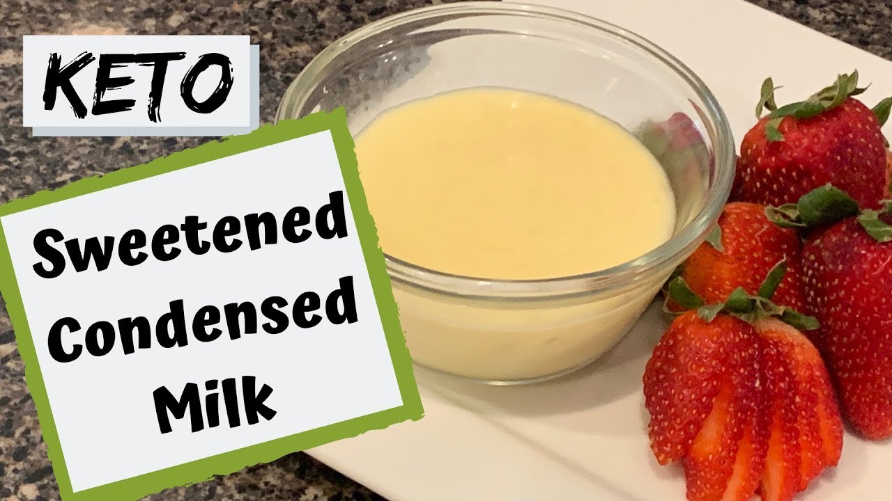 Keto Sweetened Condensed Milk YouTube