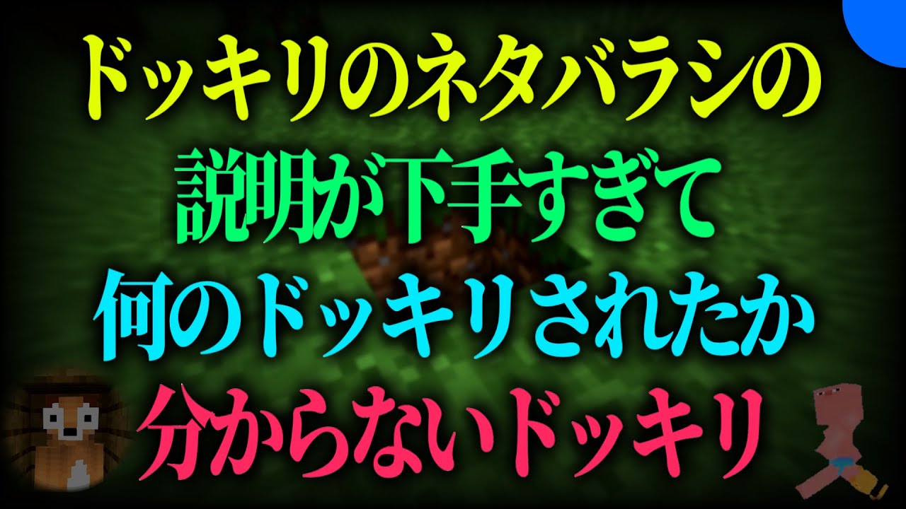 何のドッキリ？？