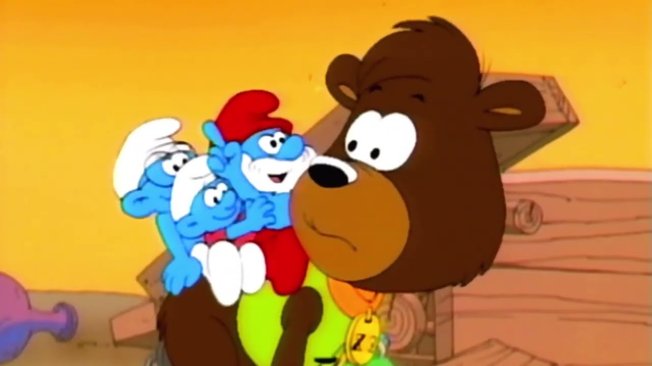 LE MONTREUR D'OURS • Dessins animés pour enfants • Les Schtroumpfs