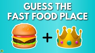 Guess The Fast Food Restaurant By Emoji 2024