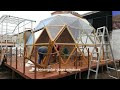 6 steps to build a glass dome tent