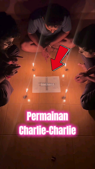 Permainan Charlie-Charlie Saat Mati Lampu 😱 #shorts