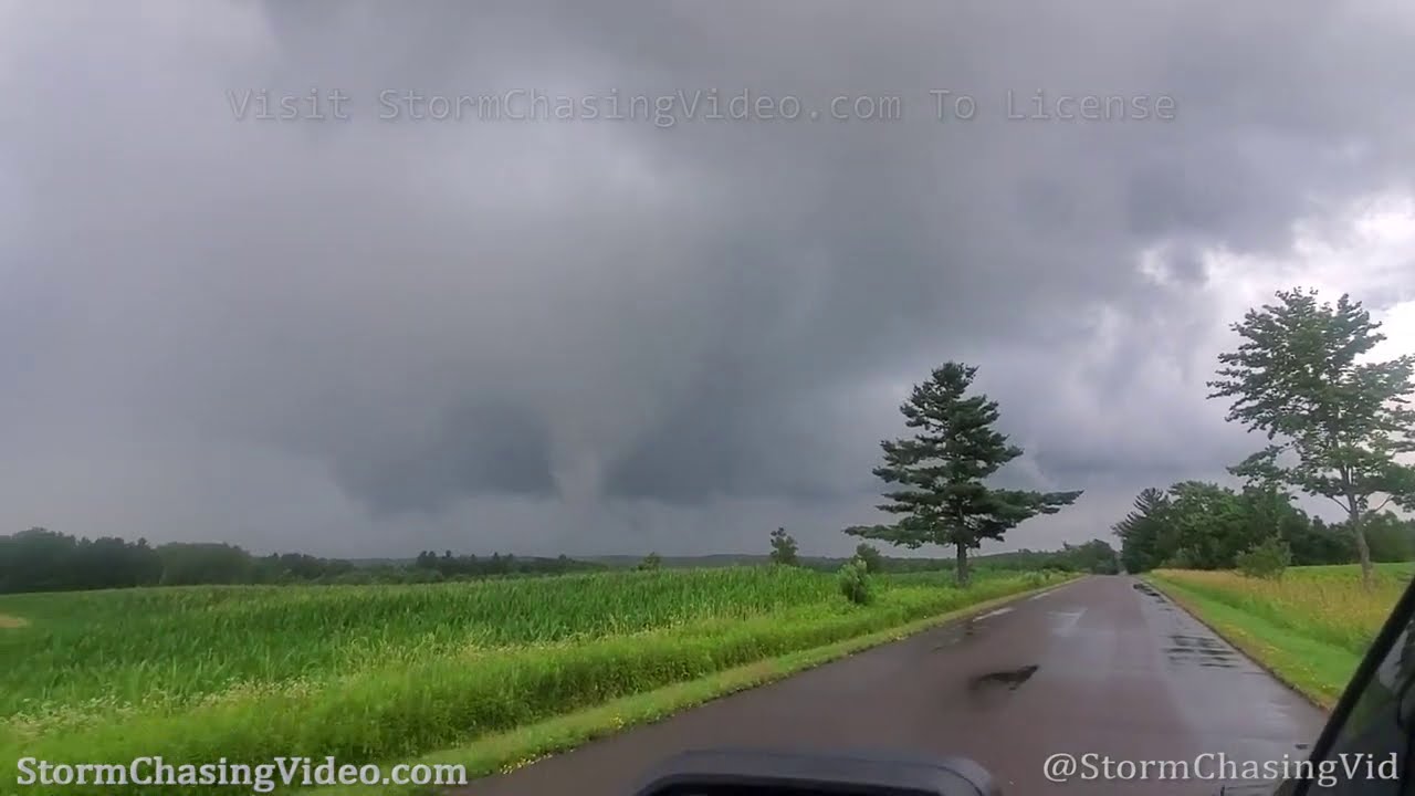 Raw Tornado Footage from Clayton, WI - 7/21/2020