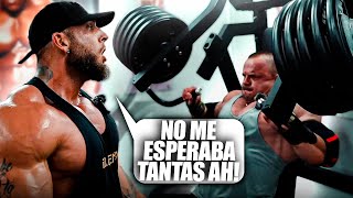 KIM ANGEL A 1300 Kcal DESTRONADO POR ANGEL CALDERON Y SE INDIGNA - ENTRENO PECTORAL -Victor Valdivia