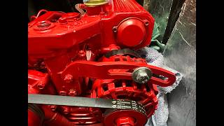 Removing The Tubestack From The Heat Exchanger On A Beta Marine B20 Diesel Engine.