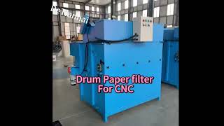 Combined Magnetic Drum + Paper Band Filter Machine for Industrial Coolant
