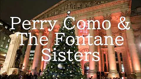 Perry Como & The Fontane Sisters   It's Beginning to Look a Lot Like Christmas   +   lyrics