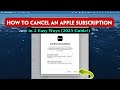 How to Cancel an Apple Subscription on MacBook (2025 Guide!)