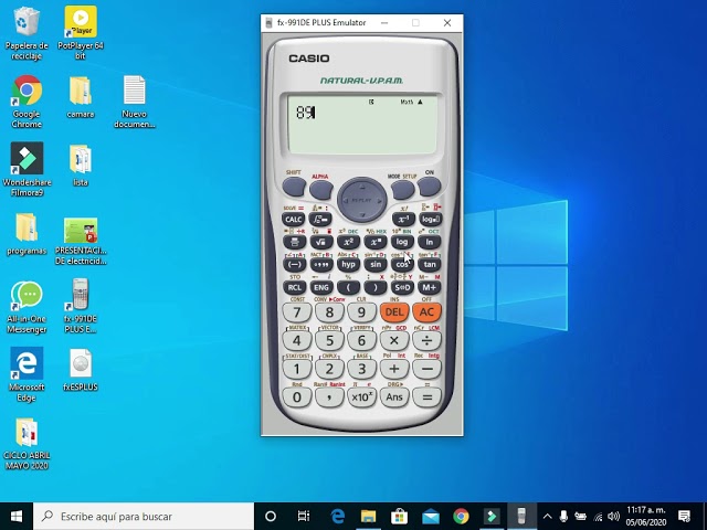 Instalación calculadora fx 991 - YouTube