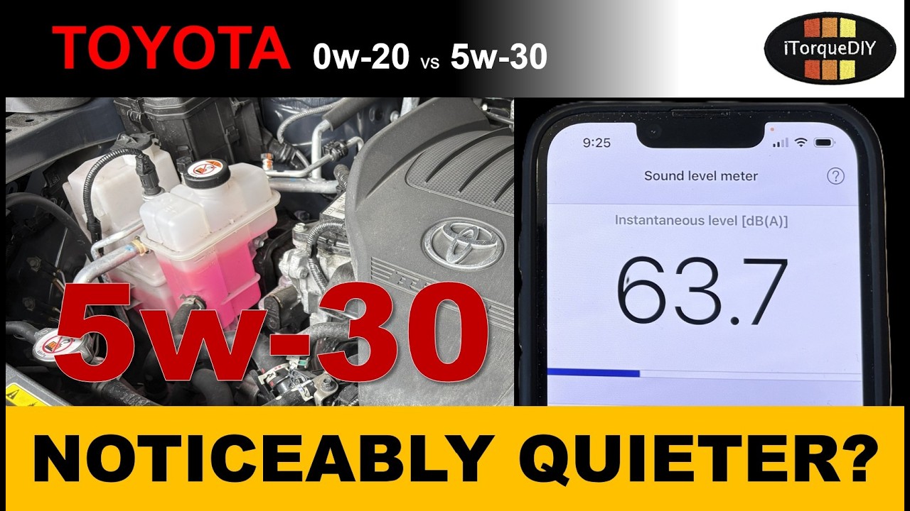 0W-20 vs 5W-30: The Silent Change Toyota Owners Notice After Switching ...