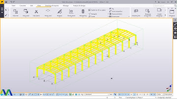 How to create portal frame using macro in tekla structures 2017