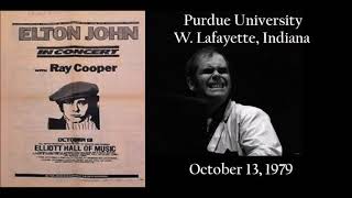 Elton John  W.  Lafayette, Indiana October 13, 1979