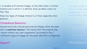 Understanding Undefined Behavior: Simultaneously Creating Internal and External Linkages in C