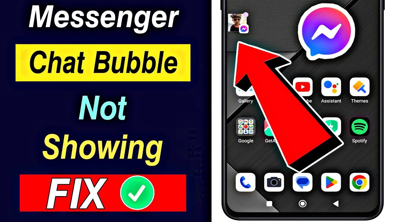 messenger bubble not showing how to fix messenger chat heads not
