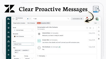 Hoe u proactieve berichten in Zendesk verwijdert