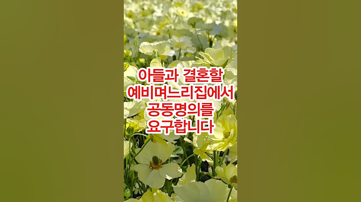 신혼집 명의 전쟁! 예비며느리 집에서 공동명의 요구! 이 결혼 괜찮을까요? #실화사연 #사연