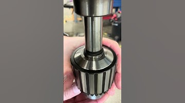 Install chuck in spindle