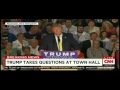 Donald Trump under fire for NOT rebuking town hall questioner who asked him what he is going to do about the “Muslim pro...