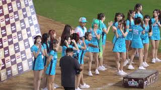 PPo022 20231022 賽後 MVP 馬傑森 和 Rakuten Girls 樂天女孩 楽天ガールズ 一起跳舞
