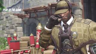 Overwatch Competitive | PotG | Quintuple Kill [Mccree]