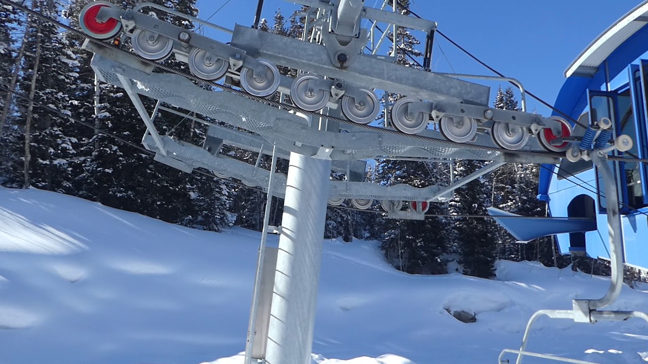 Depression Tower 1 Ski Lift Startup Moonbeam Express Solitude, UT