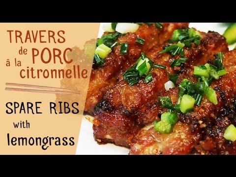 Nene Style Travers De Porc A La Citronnelle Spare Ribs With