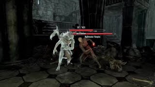 Skyrim Battles - Nightmaster Vampire Vs. Lord Harkon - Boss Battle